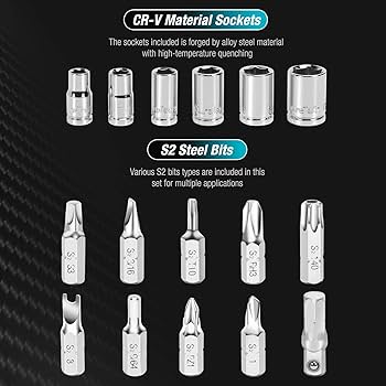 Amazon.com: DURATECH 56-Piece 1/4